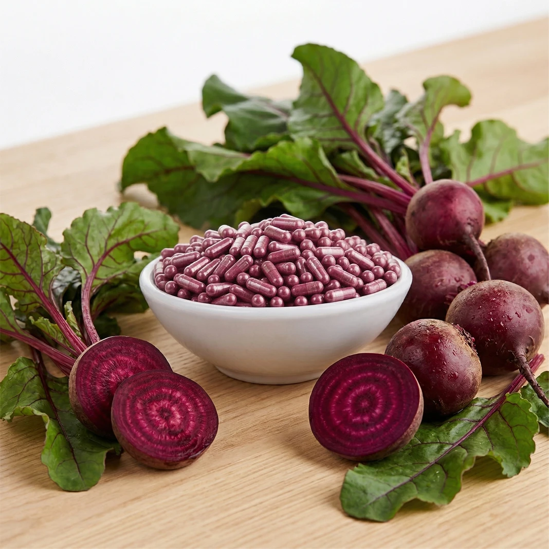 Beetroot capsules diagram
